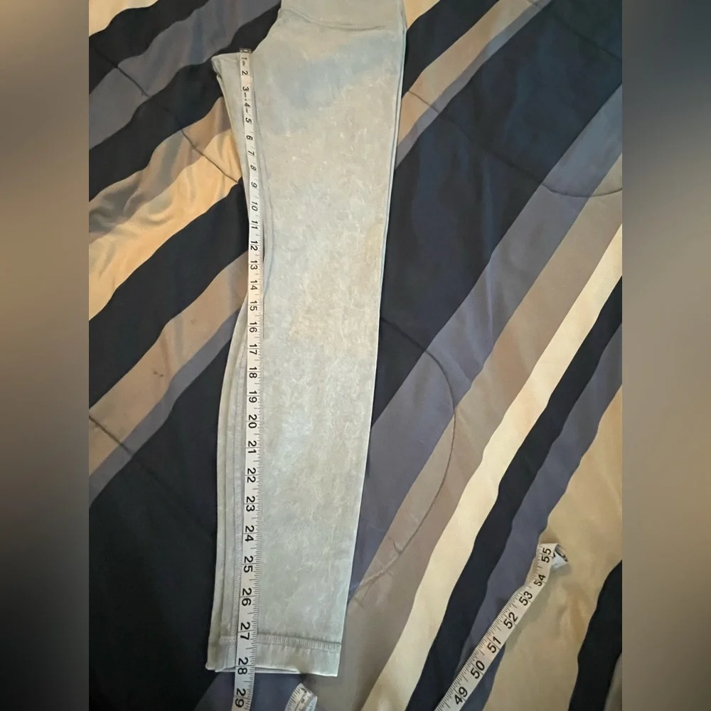 🍋LIKE NEW Lululemon Wunder Under HR Tight *Snow Washed 28”- Washed Chambray - 8 - Picture 11 of 12